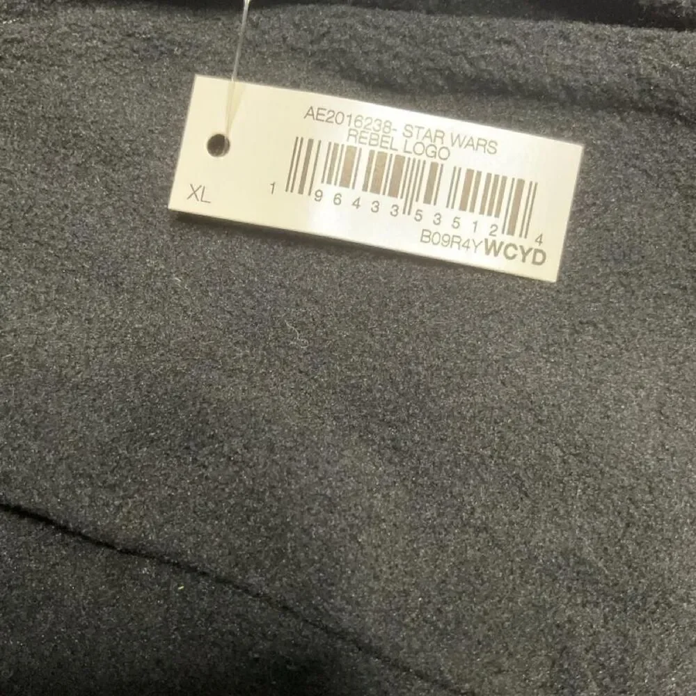 Star-wars Men's Black and Grey Jumper